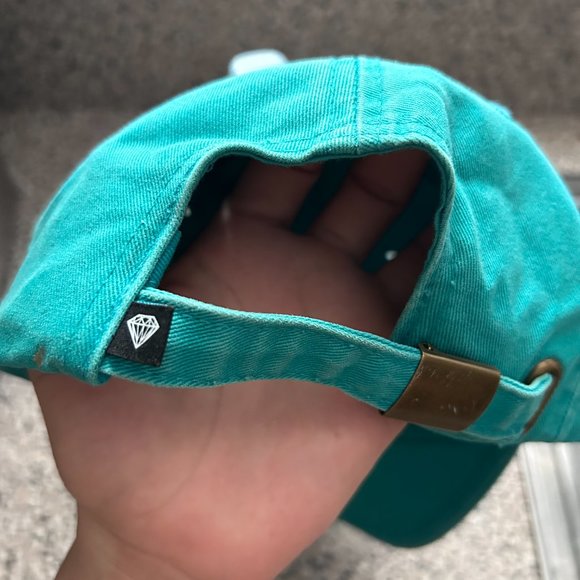 Diamond Supply Co. Turquoise Baseball Cap - Picture 3 of 5